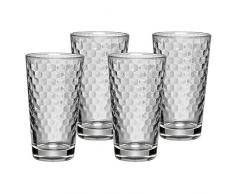 WMF 948652040 Latte Macchiato Coffee Set 4 Bicchieri, Trasparente