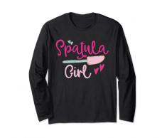 Spatola da pasticceria Ragazza Baker Amore Cottura Biscotti Maglia a Manica