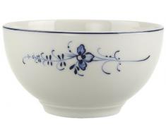 Villeroy & Boch Vieux Luxembourg Ciotola, 750 ml, Porcellana Premium, Bianco/Blu