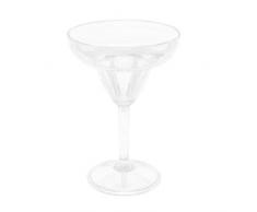 Milageto 330 220ml Bicchiere Da Cocktail Acrilico Trasparente Margarita Calice Liscio Facile Da Pulire - 330ml