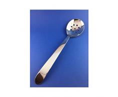 Abert Mestolame - Cucchiaione Forato Giant Salad per Insalata in Acciaio Inox