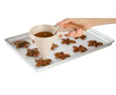 Wilton, 0261960, Colino in plastica, Pulsante per Controllo del rilascio, Struttura In Nylon, 12,5 x 10 cm. Plastica, Bianco