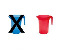 Feste e Party 10 PEZZI Semplice Brocca caraffa da 1 litro in plastica