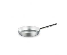 Pentole Agnelli Padella per Friggere, Acciaio Inossidabile, Argento, 22 cm