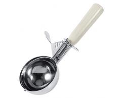 Cucchiaio per Gelato, Cucchiaio per Palline di Gelato, Cucchiaio per Gelato Antigelo, Pratico Cucchiaio per Gelato Alla Frutta in Acciaio Inossidabile con Manico in Plastica Utensile da Cucina(6,8 cm)