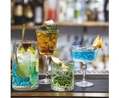 RCR 26638020006Â Bicchieri di Cristallo Tattoo calici da Champagne, 27Â cl/270Â ml, Set di 6