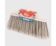 La Briantina Scopa Alta per Interni Afra per Tutti i Pavimenti di Casa, con Setole Piumate Cattura Polvere, Leggera e Maneggevole, Efficace per gli Angoli