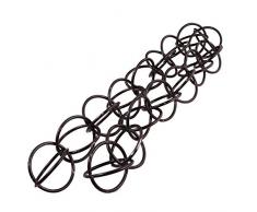 Vintage Pioggia Catena Catena di Pioggia Rotonda Tazza di Pioggia Gutter Gutterspout Divogliare from Home Decorative Rain Chimes per Display Fontana Collegamento Pioggia Catena