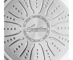 Lagostina Lavinia Bistecchiera/Grill, Alluminio, Grigio Scuro, 26 x 26 cm