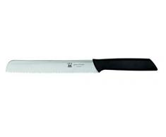Montana Optima Coltello Pane, Coltello da Cucina con Lama in Acciaio Inox allAzoto 21 cm e Manico Ergonomico, Coltelli da Cucina Professionali Made in Italy
