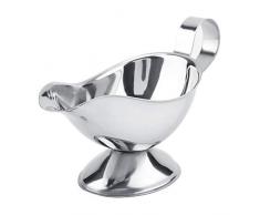 Leinggg Salsiera - in Acciaio Inox Salsa di Pepe in Salsa for condimento for Ristorante Cucina (8oz)