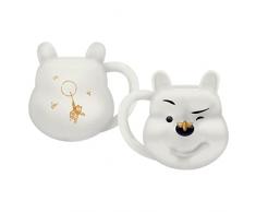Half Moon Bay: Tazza 3D Disney Winnie The Pooh | Tazza grande da colazione personalizzata, 11,8 x 13,1 cm, confezione regalo | Tazza colazione Disney, Licenza ufficiale 100%