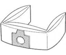 5 sacchetti per aspirapolvere di carta Wirbel 909 Plus