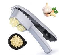 Pressa Aglio Manuale, Spremiaglio In Acciaio Inossidabile, Schiaccia Aglio Professio, Spremiaglio 2 In 1 Per Aglio Fresco, Zenzero, Noci, Super Facile Da Usare e Da Pulire