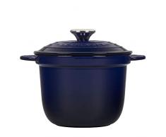 Le Creuset Pentola per Riso con pomello in SS e Inserto in gres porcellanato LS4101S-1859SS-Pentola Smaltata, 2,25 Litri, Marsiglia, Ghisa