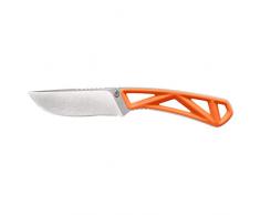 Gerber Coltello da outdoor con fodero, Lunghezza lama: 9.6 cm, Exo-Mod Fixed Drop Point, Materiale lama: 7Cr17MoV, Arancione, 30-001797