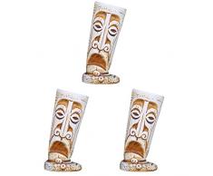 3pcs elegante bicchiere da vino bianco per bevande bevande Martini Punch bicchieri tazza esotici tropicali hawaiani pina party tiki bevanda contenitore stile barista bar tazze (colore: Whitex3pcs,