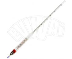 ALCOLOMETRO DA BANCO CON TERMOMETRO MISURAZIONE ALCOL PER VINO BIRRA ENOLOGI