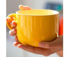 Arawat tazza grande tazza di caffè divertente tazza di tè in ceramica con sottobicchiere cucchiaio 600 ml tazza di caffè tazza di cereali tazza di compleanno regalo tazza di cappuccino regalo