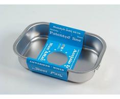steel pan SUD382 Teglia Rettangolare, Argento