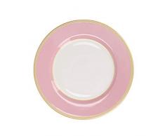 MAXWELL & WILLIAMS Teas & C’s Kasbah Piatto per Torta in Confezione Regalo, Stile Classico Bordo, Porcellana, Rosa Acceso