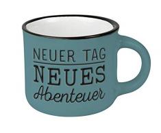 Tazzina da caffè vintage | Mini tazza in ceramica da regalare | nuova avventura