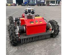 JODAIS Robot rasaerba, Potenza 7,5/HP Quattro Tempi Rasaerba robotizzato Gas-Elettrico Ibrido Rasaerba Fino a 30° di inclinazione, con Telecomando, Attrezzatura per la Cura del Prato per Fattoria