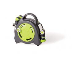 GF Garden, Aquabag Mini, Avvolgitubo compatto da Giardino con 8,5 Metri di Tubo per Irrigazione, in kit pronto all’uso, per l’Irrigazione di Piante, Vasi, Balconi e Giardini, colore Verde Lime