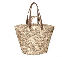 Cestino in vimini con manici