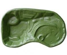 Giardini dAcqua Laghetto per Tartarughe Modello Ninja con Spiaggetta e Mangiatoia Stagno Artificiale Preformato Dim 185 cm x 105 cm