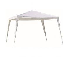 Siena Giardino 506.110 Sahara Padiglione Giardino Edilizia Tubi Acciaio Bianco 3 x 3 m
