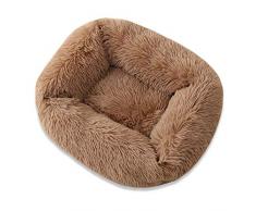 Lanceasy - Cuccia per cani Square Calming Warming in peluche extra large