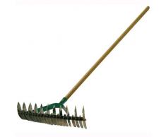 Rastrello Sarchiatore Aeratore Doppio Brixo 32 Denti (11/21) Con Manico