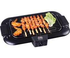 Barbecue senza fumo elettrico Barbecue da campeggio Barbecue 2000W Antivento NUOVO