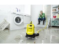 Kärcher SP 7 Dirt Elettropompa Sommersa - 15000 L/H, 0.8 m/Bar, Massima Profondità Immersione 7 m, Raccodi Tubo, Sensore di Livello A Galleggiante, Modalità Auto