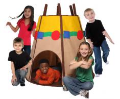 TENDA CASETTA SPECIAL EDITION TEEPEE INTERNO GIOCATTOLO GIOCO BIMBI PLASTICA