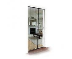JAROLIFT Zanzariera con tenda magnetica per porte, 160 x 230 cm nero