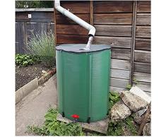 Canna antipioggia pieghevole Barrelo di pioggia pieghevole, serbatoio portatile di stoccaggio dellacqua, sistema di raccolta dellacqua piovana downspout, contenitore del catcher dellacqua, verde
