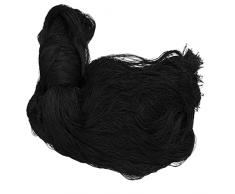 LINSOCLE 7.5 m X 15m Rete Anti Uccelli Nero, Rete per Voliere Uccelli Reti da Giardino Anti-Uccello, Rete Uccelli di Protezione per Vigneto y Orto