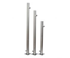 Köhko 45021 - Colonna dacqua 850/650 mm in acciaio inox, per fontana in giardino