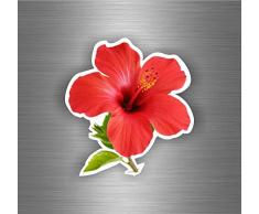 Adesivi per auto, moto, biker, per macbook, motivo: ibisco, r9 albero pianta fiore