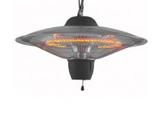 Sistema di riscaldamento a sospensione, per tendoni, stufa a fungo per riscaldamento, Eurom 1502