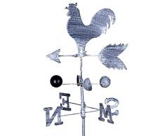 Dyna-Living Bandiera Segnavento Gallo In Acciaio Inox &ndash; Rubinetto Meteo Per Giardino