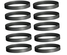 10 PZ. GUARNIZIONI ø 80 mm. SILICONICHE PER TUBO STUFA PELLET MAX 250°C.