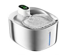 4L Fontanella per Gatti in Acciaio Inossidabile Cordless, APETDOLA Fontana per Gatti con Sensore Automatico, Ultra Silenziosa con Batteria da 4000mAh, Multi-Filtrazione, Lavabile in Lavastoviglie