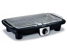 Tefal bg920812 barbecue elettrico Easy Grill XXL BBQ su tavolo Termostato 5 Temperature cottura fino a 10 persone 2500 W