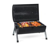 MaxxGarden Mini Barbecue a carbonella, da viaggio, per picnic, campeggio, Barbecue Portatile, 38 x 52 cm