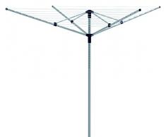 Gimi Garden 50 Stendibiancheria da Giardino in Alluminio 100%, 50 m Stendibili