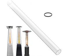 ZQD Tubo di Vetro di Quarzo Stufa A Piramide per Terrazze Riscaldante per Terrazze A Piramide con Anello in Neoprene Anello in Silicone