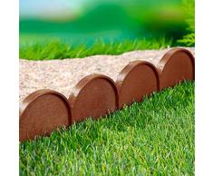 Zanvic Prosperplast 14040 Cordolo da Giardino, Colore Terracotta 10 m di plastica Resistente